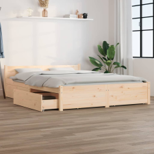 vidaXL ágykeret fiókokkal 150 x 200 cm (5FT King Size) ágy és ágykellék