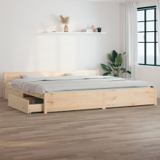 vidaXL ágykeret fiókokkal 180 x 200 cm (6FT Super King) ágy és ágykellék
