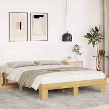 vidaXL ágykeret matrac nélkül 150x200 cm tömör fa tölgyfa ágy és ágykellék