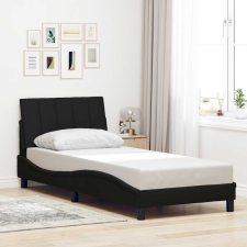 vidaXL ágykeret matrac nélkül fekete 90x200 cm szövet ágy és ágykellék