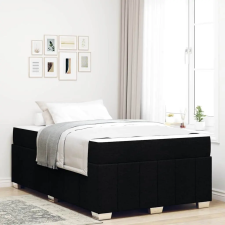 vidaXL Ágykeret matracmal Fekete 120 x 200 cm szövet ágy és ágykellék