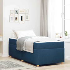 vidaXL Ágykeret matracmal Kék 80 x 200 cm szövet ágy és ágykellék