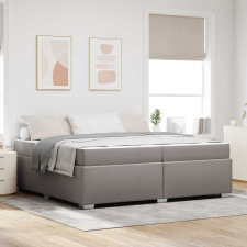 vidaXL Ágykeret Tópszínű 200 x 200 cm szövet ágy és ágykellék