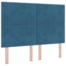 vidaXL Ágytakaró Matrac Szürke 140x200 cm Bársony (3340932) ágy és ágykellék