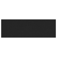 vidaXL Ajtószőnyeg Téglalap Fekete 60x180 cm (4100757) lakástextília