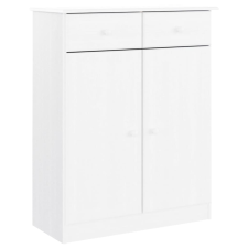 vidaXL ALTA fehér tömör fenyőfa cipőszekrény 77x35x96 cm (353926) bútor