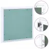 vidaXL Alumínium keretes gipszkarton hozzáférési panel 200 x 200 mm