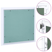 vidaXL Alumínium keretes gipszkarton hozzáférési panel 200 x 200 mm építőanyag