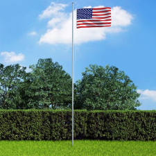 vidaXL amerikai zászló 90 x 150 cm kerti dekoráció