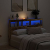 vidaXL antik fa áthidalószekrény LED-világítással 160 x 17 x 102 cm