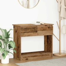 vidaXL antik fa konzolasztal fiókokkal 85,5x38,5x74,5 cm bútor