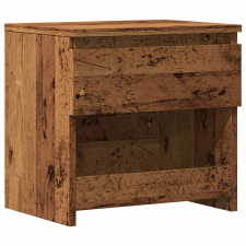 vidaXL antik fa szerelt fa éjjeliszekrény 40 x 30 x 39 cm (856406) bútor