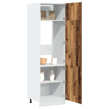 vidaXL antik fa szerelt fa szekrény hűtőhöz 60 x 57 x 207 cm bútor