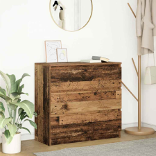 vidaXL Antik fa szerelt fa tálalószekrény 80x35x76 cm bútor