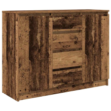 vidaXL antik fa szerelt fa tálalószekrény fiókos 100,5x35x76 cm (3328451) bútor