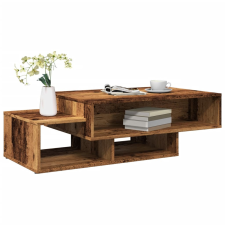 vidaXL antik fa színű szerelt dohányzóasztal 105 x 55 x 32 cm bútor