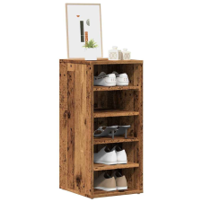 vidaXL antik fa színű szerelt fa cipősszekrény 32 x 35 x 70 cm bútor