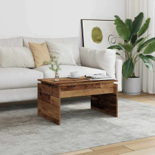 vidaXL antik fa színű szerelt fa dohányzóasztal 68 x 50 x 38 cm bútor