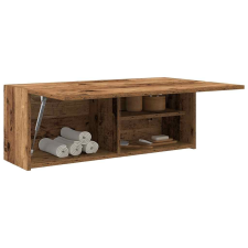 vidaXL antik fa színű szerelt fa fali fürdőszobaszekrény 80x25x30 cm fürdőszoba bútor