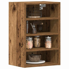 vidaXL antik fa színű szerelt fa függőszekrény 40x29,5x60 cm bútor
