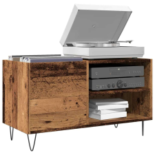 vidaXL antik fa színű szerelt fa hanglemezszekrény 84,5x38x48 cm bútor