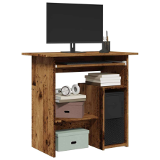 vidaXL antik fa színű szerelt fa íróasztal 80 x 45 x 74 cm íróasztal