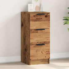 vidaXL antik fa színű szerelt fa tálalószekrény 30 x 30 x 70 cm bútor