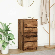 vidaXL antik fa színű szerelt fa tálalószekrény 37,5x35x76 cm (861758 VidaXL) bútor