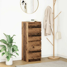 vidaXL antik fa színű szerelt fa tálalószekrény 37,5x35x99 cm bútor