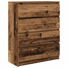 vidaXL antik fa színű szerelt fa tálalószekrény 80x35x99 cm (3328487) bútor