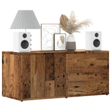 vidaXL antik fa színű szerelt fa TV-szekrény 80x34x35,5 cm bútor