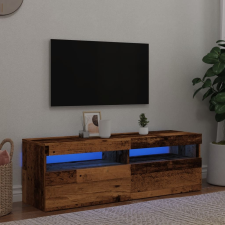 vidaXL antik fa színű szerelt fa TV-szekrény LED-ekkel 120x35x40 cm bútor