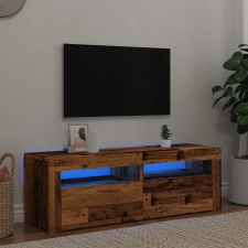 vidaXL antik fa színű szerelt fa TV-szekrény LED-ekkel 120x35x40 cm bútor