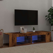 vidaXL antik fa színű szerelt fa TV-szekrény LED-ekkel 135x39x30 cm bútor