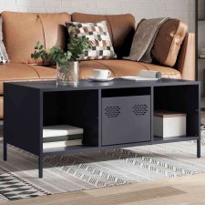 vidaXL antracit hidegen hengerelt acél dohányzóasztal 101,5x50x43,5 cm bútor