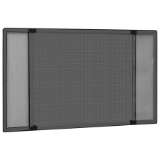 vidaXL antracit kihúzható ablakszúnyogháló (75-143) x 50 cm szúnyogháló