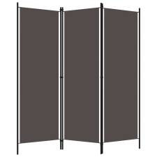vidaXL antracitszürke 3 paneles paraván 150 x 180 cm (320717) bútor