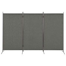 vidaXL antracitszürke 3 paneles paraván 260 x 180 cm bútor