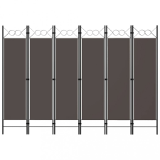 vidaXL Antracitszürke 6 paneles paraván 240 x 180 cm bútor