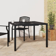 vidaXL antracitszürke acél kerti asztal 100 x 100 x 72 cm kerti bútor