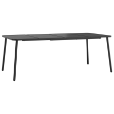 vidaXL antracitszürke acél kerti asztal 200 x 100 x 71 cm (362741) kerti bútor