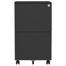 vidaXL antracitszürke acél mobil iratszekrény 39 x 45 x 67 cm (335977) bútor