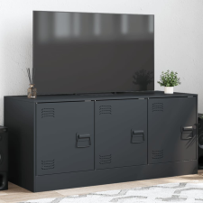 vidaXL antracitszürke acél TV-szekrény 99 x 39 x 44 cm bútor