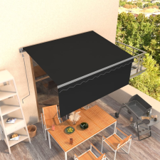 vidaXL antracitszürke automata napellenző redőnnyel 3,5 x 2,5 m kerti bútor