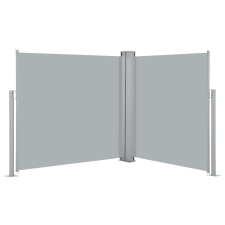 vidaXL antracitszürke behúzható oldalsó napellenző 120 x 600 cm kerti bútor