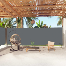 vidaXL antracitszürke behúzható oldalsó napellenző 200 x 1000 cm kerti bútor