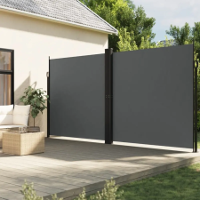 vidaXL Antracitszürke behúzható oldalsó napellenző 220 x 1000 cm kerti bútor