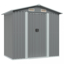 vidaXL Antracitszürke fém kerti fészer 204 x 132 x 186 cm kerti tárolás