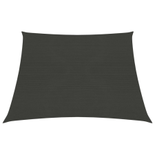 vidaXL antracitszürke HDPE napvitorla 160 g/m² 4/5 x 3 m kerti bútor