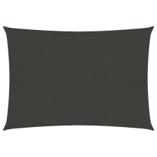 vidaXL antracitszürke HDPE napvitorla 160 g/m² 5 x 6 m kerti bútor